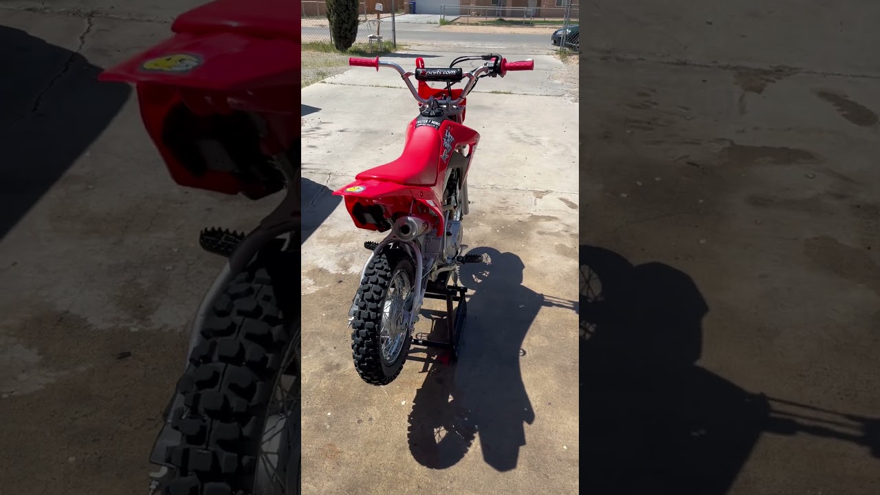 CRF 110 2025 bills pipe exhaust