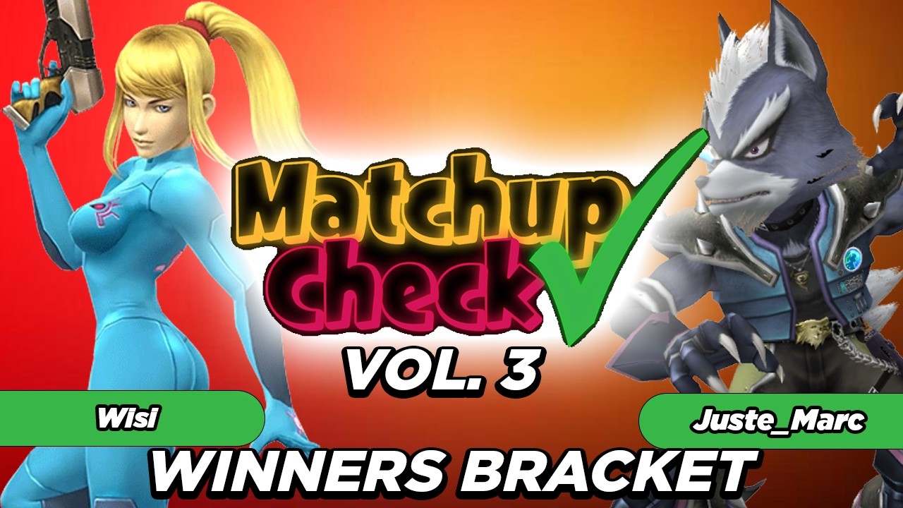 Matchup Check 3: Wisi (ZSS / Marth) Vs. Juste_Marc (Wolf) - Winners Bracket
