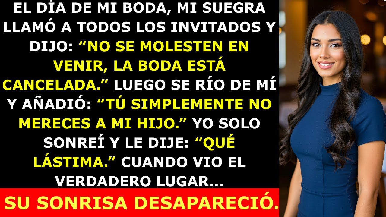 Mi Suegra Intentó Cancelar Mi Boda a Mis Espaldas — Pero Nunca Imaginó lo Que Siguió...