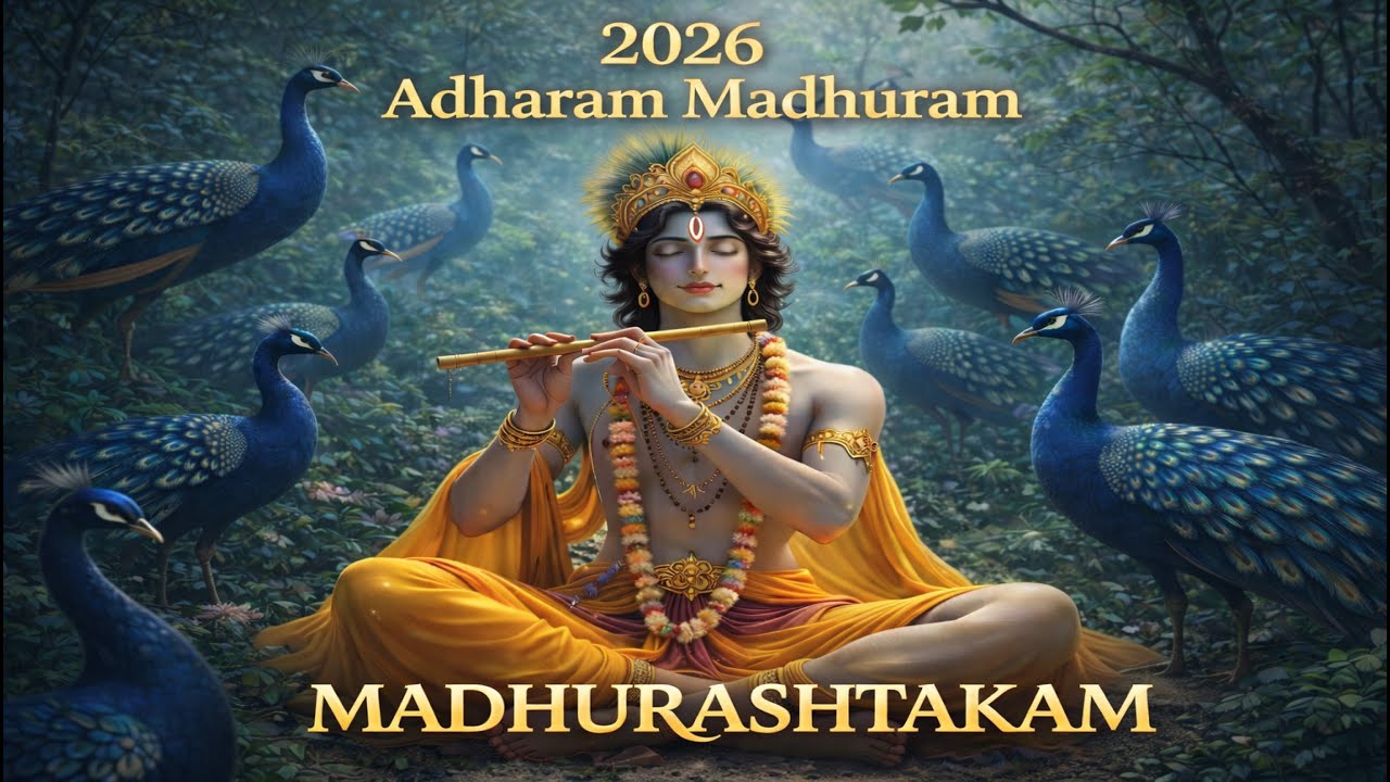 Adharam Madhuram Feels Like a Warm Krishna Hug | Madhurashtakam | Brings Instant Peace & Calm