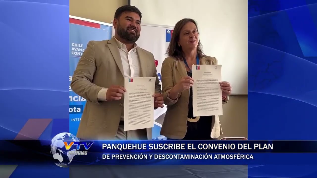 Panquehue suscribe el convenio del plan de prevención y descontaminación atmosférica
