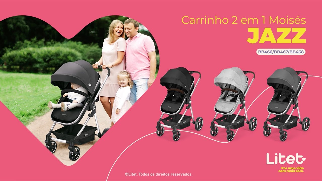 Jazz: o carrinho versátil 2 em 1 | Litet