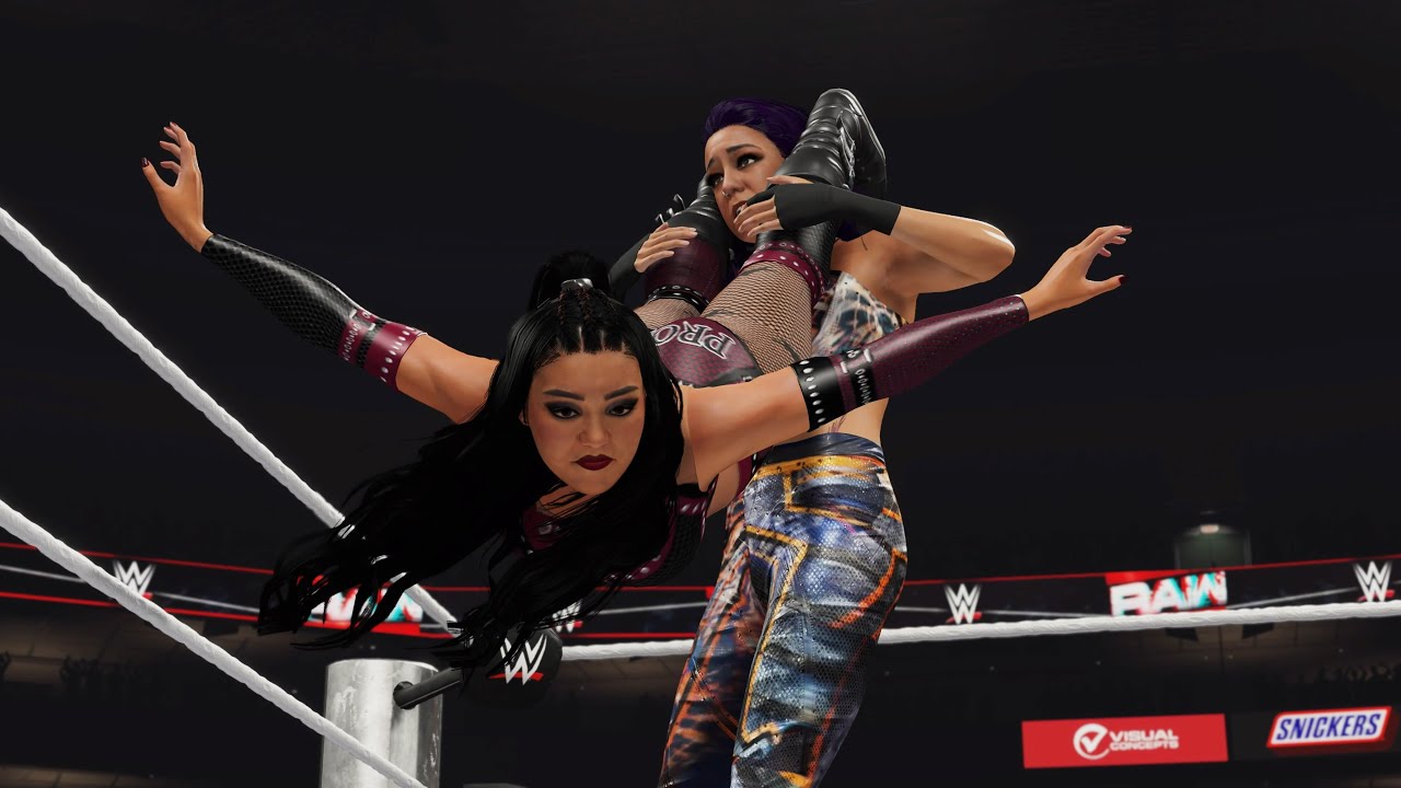 WWE 2K25 - ROXANNE PEREZ VS BAYLEY [Money In The Bank qualifying match] | RAW