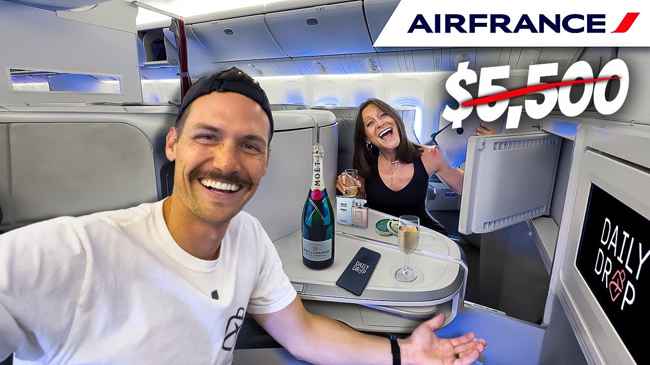 Мы заплатили 270 долларов за бизнес-класс Air France | Из Таити в Лос-Анджелес
