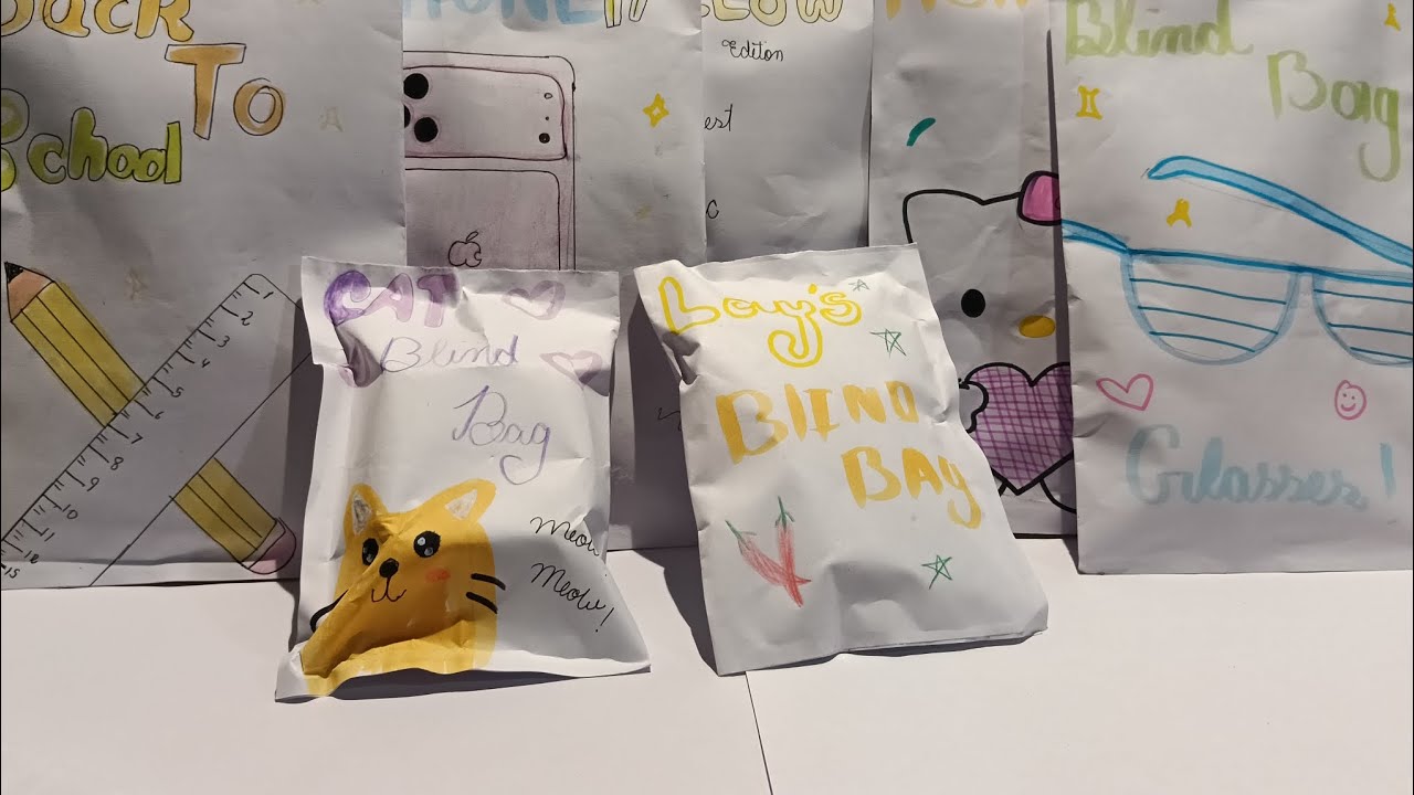 Opening blind bag
