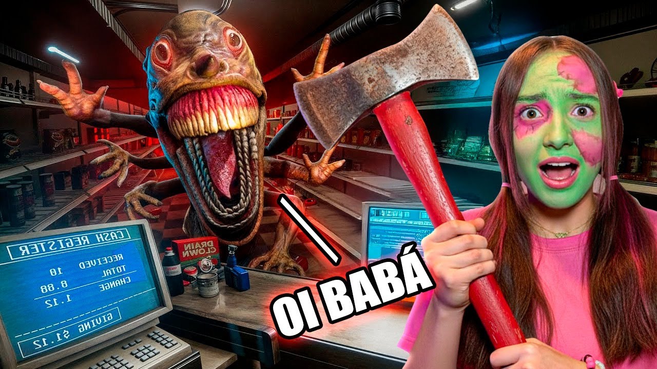 VIREI CAIXA de um MERCADO MUITO ESTRANHO! *Procurando novos trabalhos - Babá Também Joga