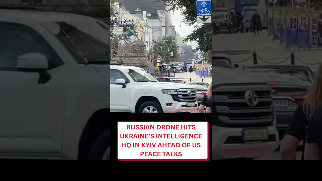 🔴Russian Drone Hits Ukraine&rsquo;s Intelligence HQ in Kyiv Ahead of US Peace Talks Must Watch!