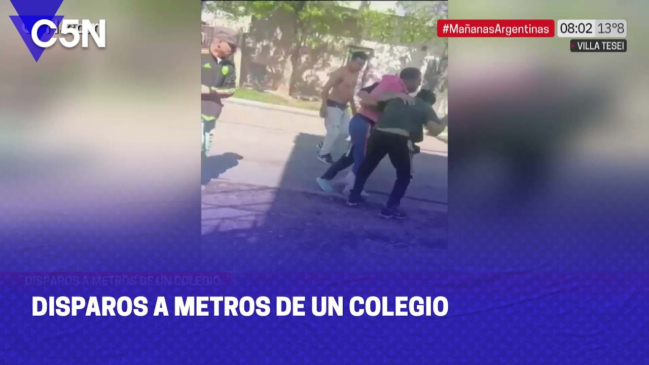 ENFRENTAMIENTO NARCO a METROS de un COLEGIO en HURLINGHAM