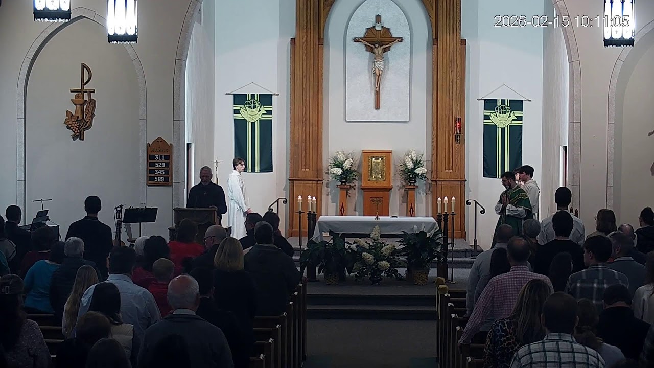 February 15, 2026 8am Mass