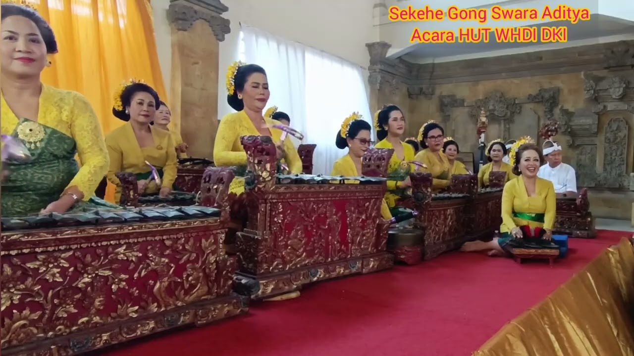 Sekehe Gong Swara Aditya ( SGSA) Sumping Keladi, HUT WHDI DKI, PAJ