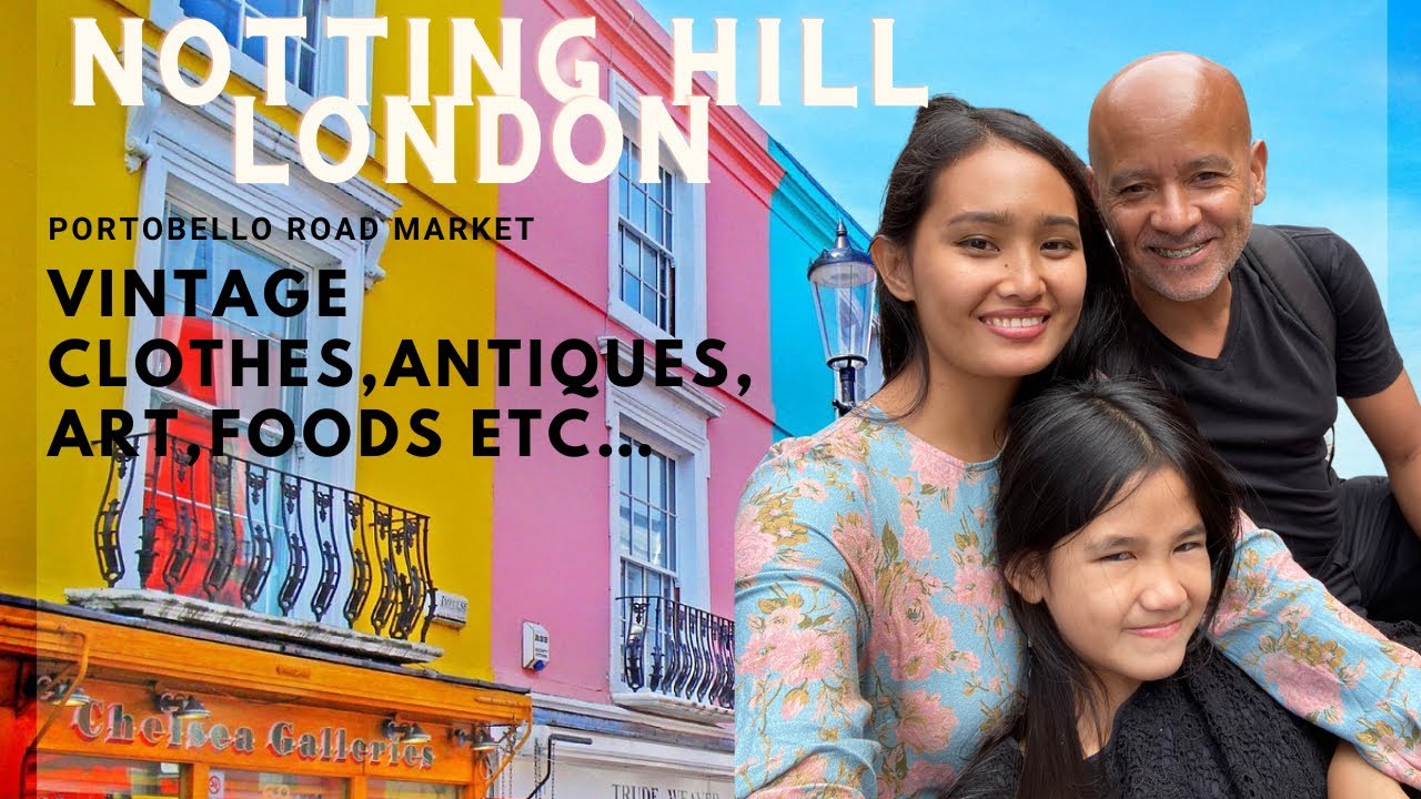 Portobello Road antiques market!! Wow!! We loved it!!!