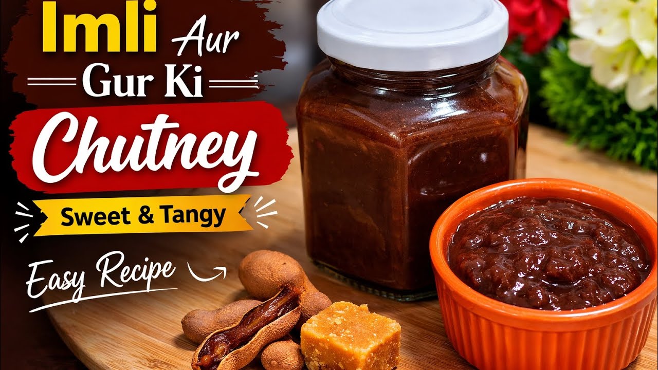Imli Aur Gur Ki Meethi Chutney Recipe | Sweet & Tangy Chaat Chutney