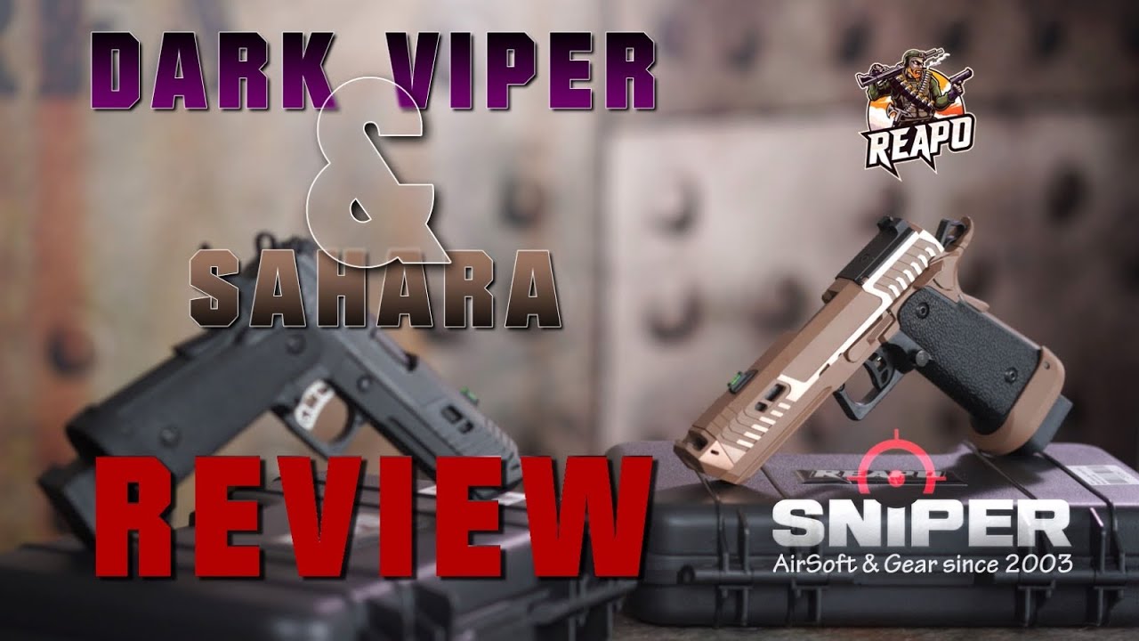 Pistole für den Airsoft ANFÄNGER?! - Die REAPO SAHARA & DARK Viper! 🐍