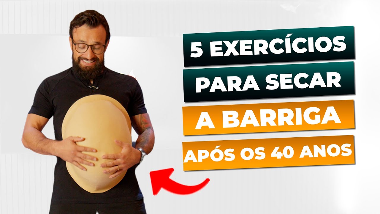 5 Exerc&iacute;cios F&aacute;ceis para perder barriga depois dos 40 anos (SEDENT&Aacute;RIOS) I Zanon Macedo