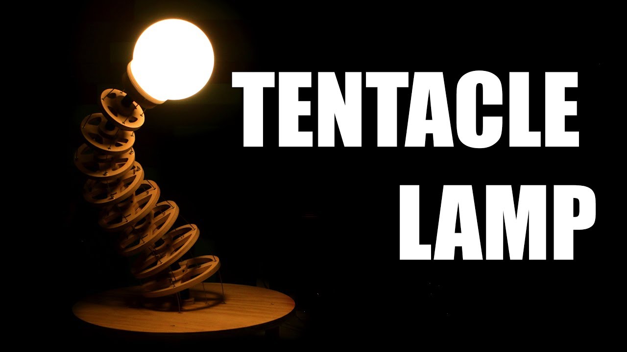 This lamp MOVES! | Making an Animatronic Tentacle Lamp