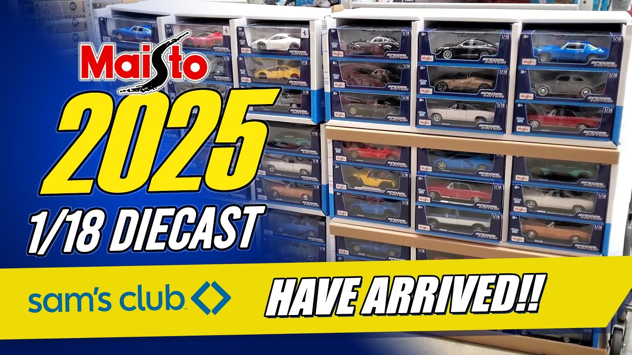 2025 Maisto 1/18 SCALE at Sam's Club!!