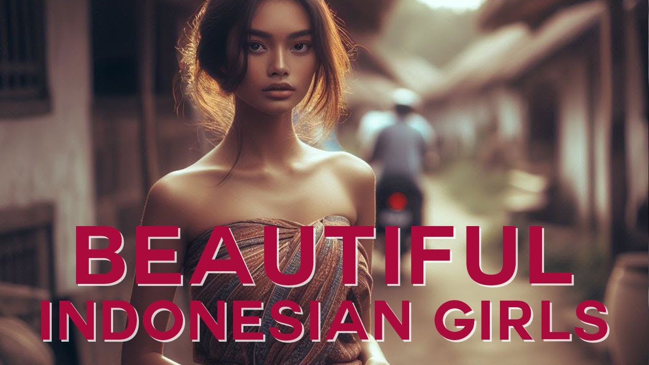 Beautiful Indonesian Girls, traditional and exotic women from the villages 