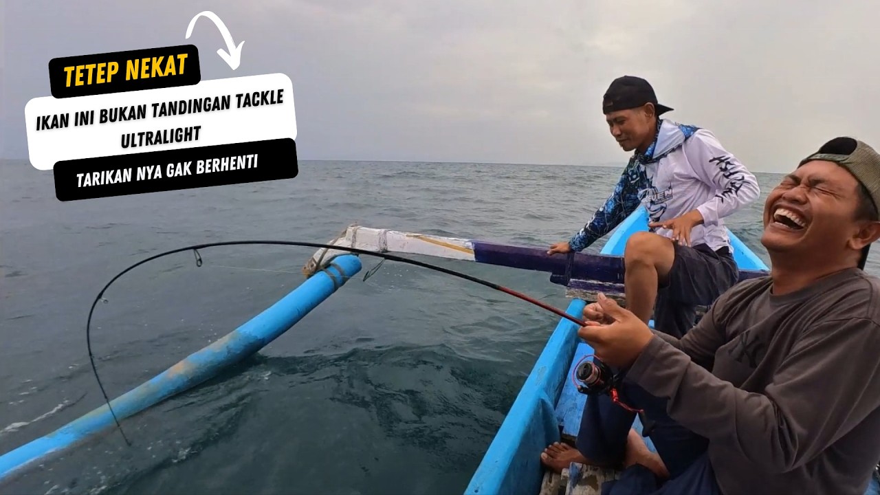 Ini Yang Terjadi Ketika Ikan Besar Menyambar Tackle Kecil