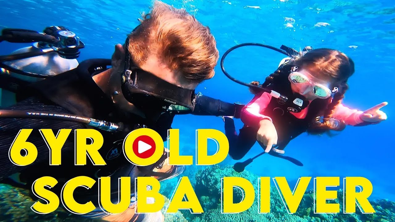 Teaching my 6yo to scuba dive (there were tears 😢)