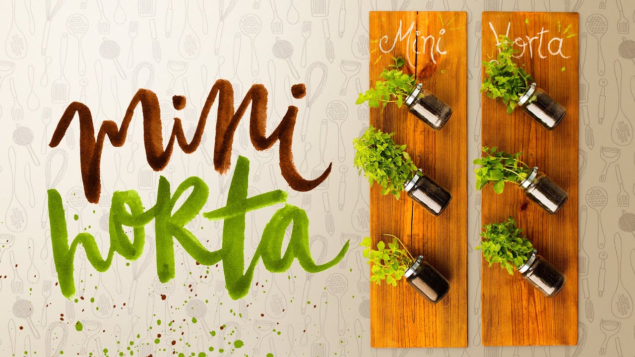 DIY - MINI HORTA VERTICAL