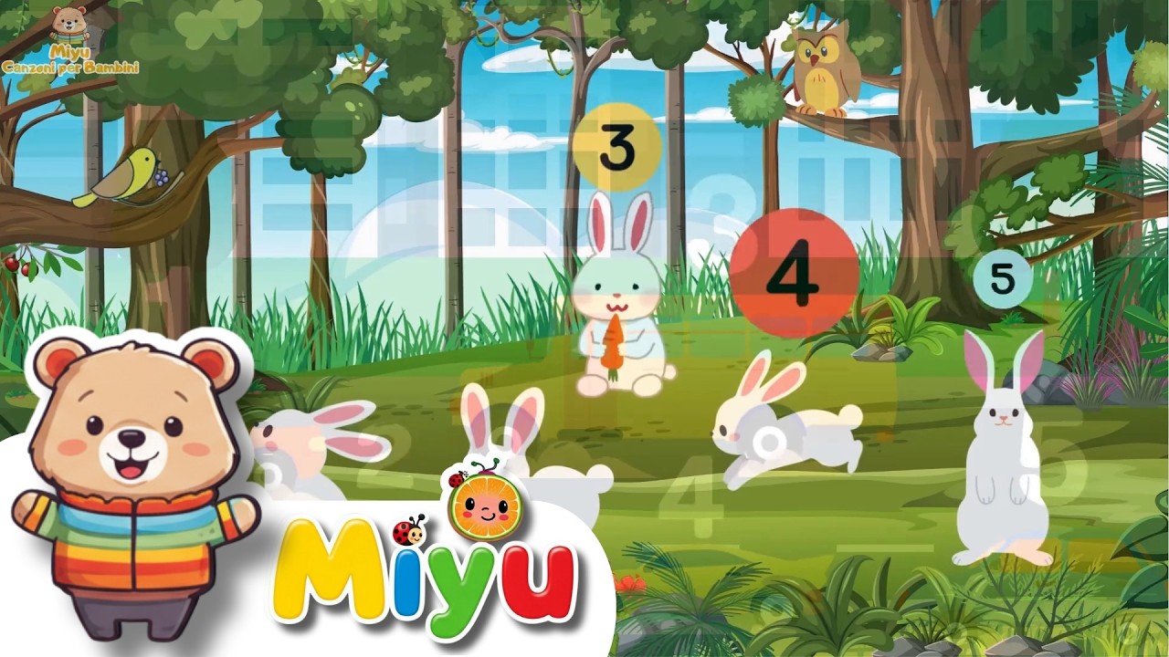 👶🎵 Canzoni per Bambini: Lavarsi le Mani, Contare le Dita e Tante Avventure con Miyu!