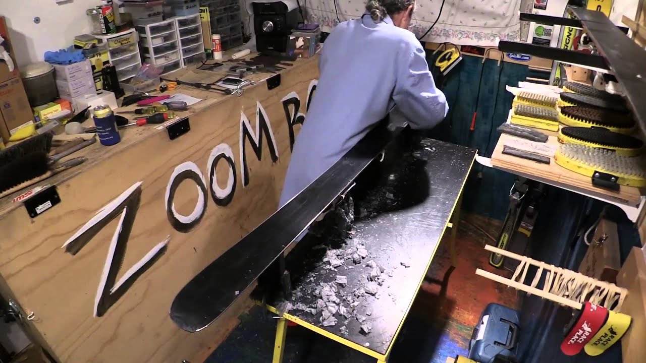 Scraping & Brushing Skis Final Preparation Of Ski (New Version)