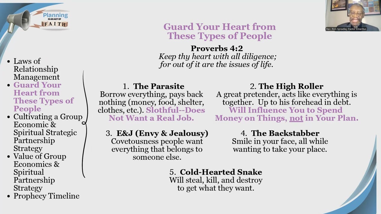 07 06 25 Planning is an Act of Faith   Fulfillment of Prophecy Summary