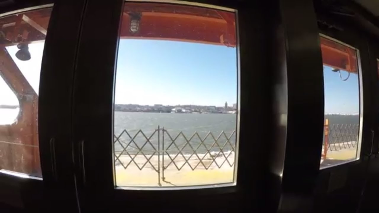 ⁴ᴷ Staten Island Ferry Full Ride from Whitehall Terminal, Manhattan to St. George, Staten Island