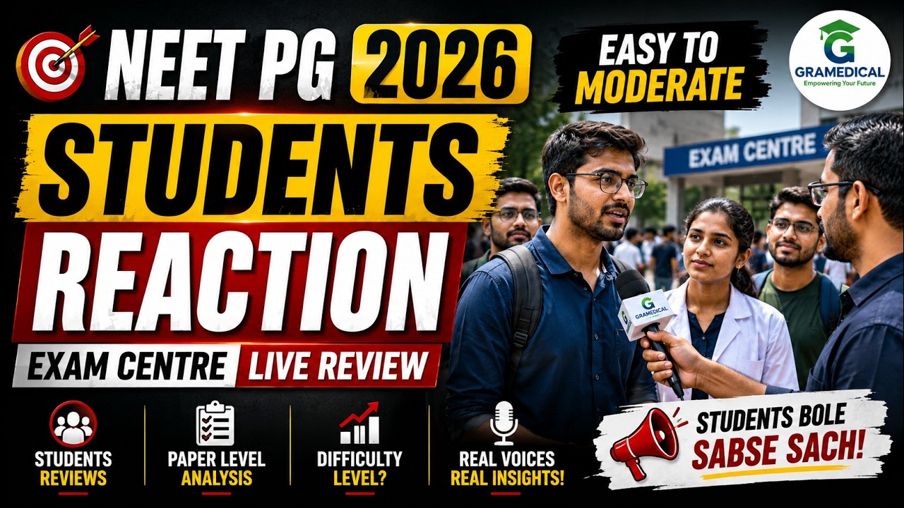 🚨 NEET PG 2026 Student Reaction | Exam Centre Paper Review | Tough or Easy?