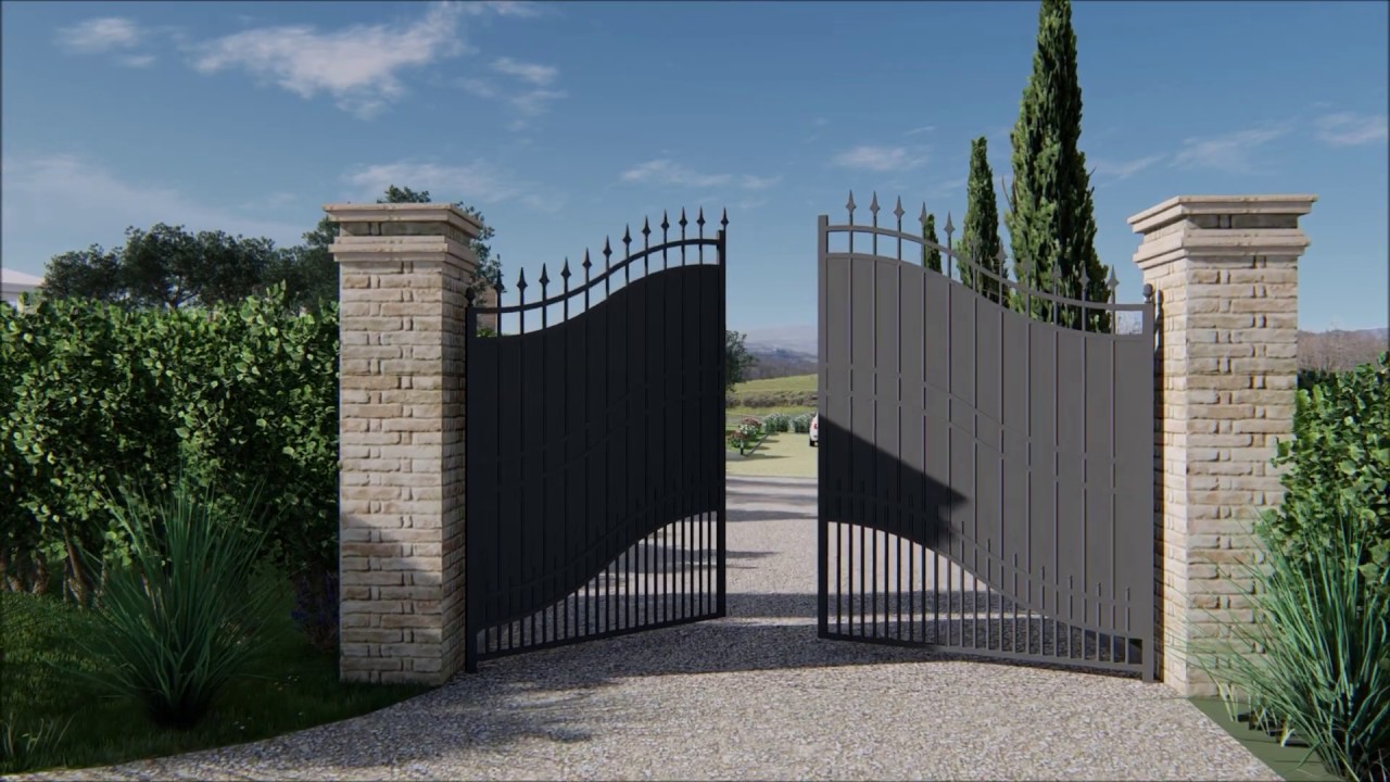 Render 3d casali - Video animazione di una abitazione privata nella campagna Toscana.