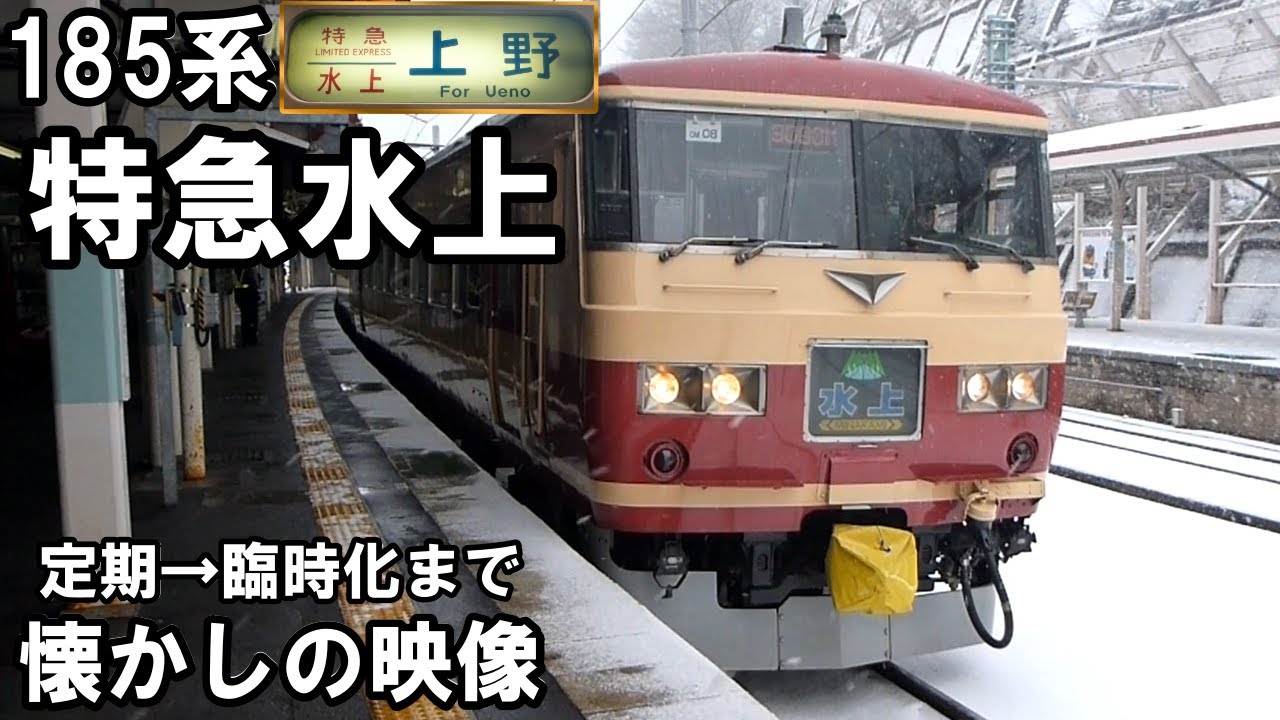 【乗車記】正統派「上越特急」最後の列車 - 185系 特急水上