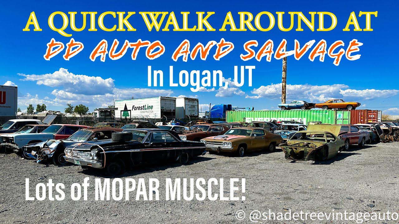 EP 106 Walk around of DD Auto & Salvage Classic Car yard with prices. Lots of MOPAR and more.