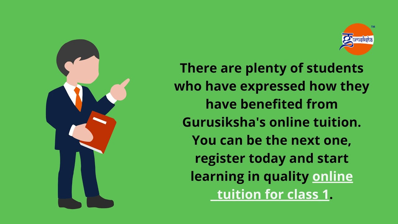 Online Tuition For Class 1