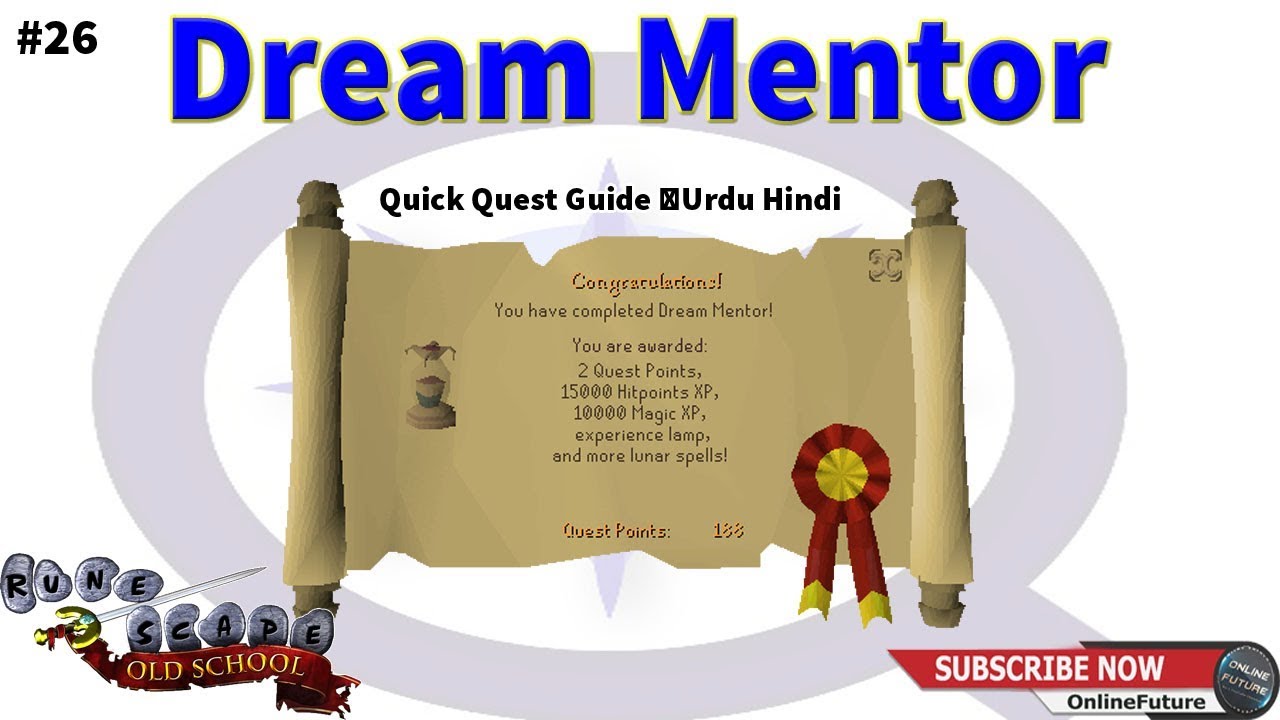 OSRS│How To Complete Dream Mentor Quest 2020 │Quick Quest Guide │Urdu Hindi