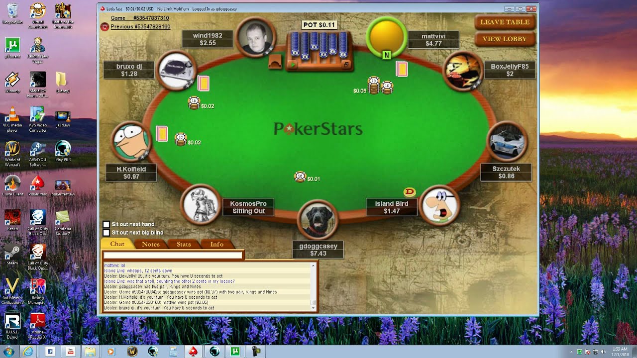 Gdoggcasey Playing Poker, Cash Game Session Pt. 4/6