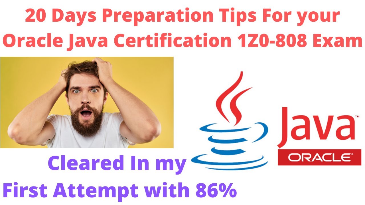 Советы и рекомендации по успешной сдаче экзамена Java OCA 1Z0-808 за 20 дней 😎 | Моя сертификация...