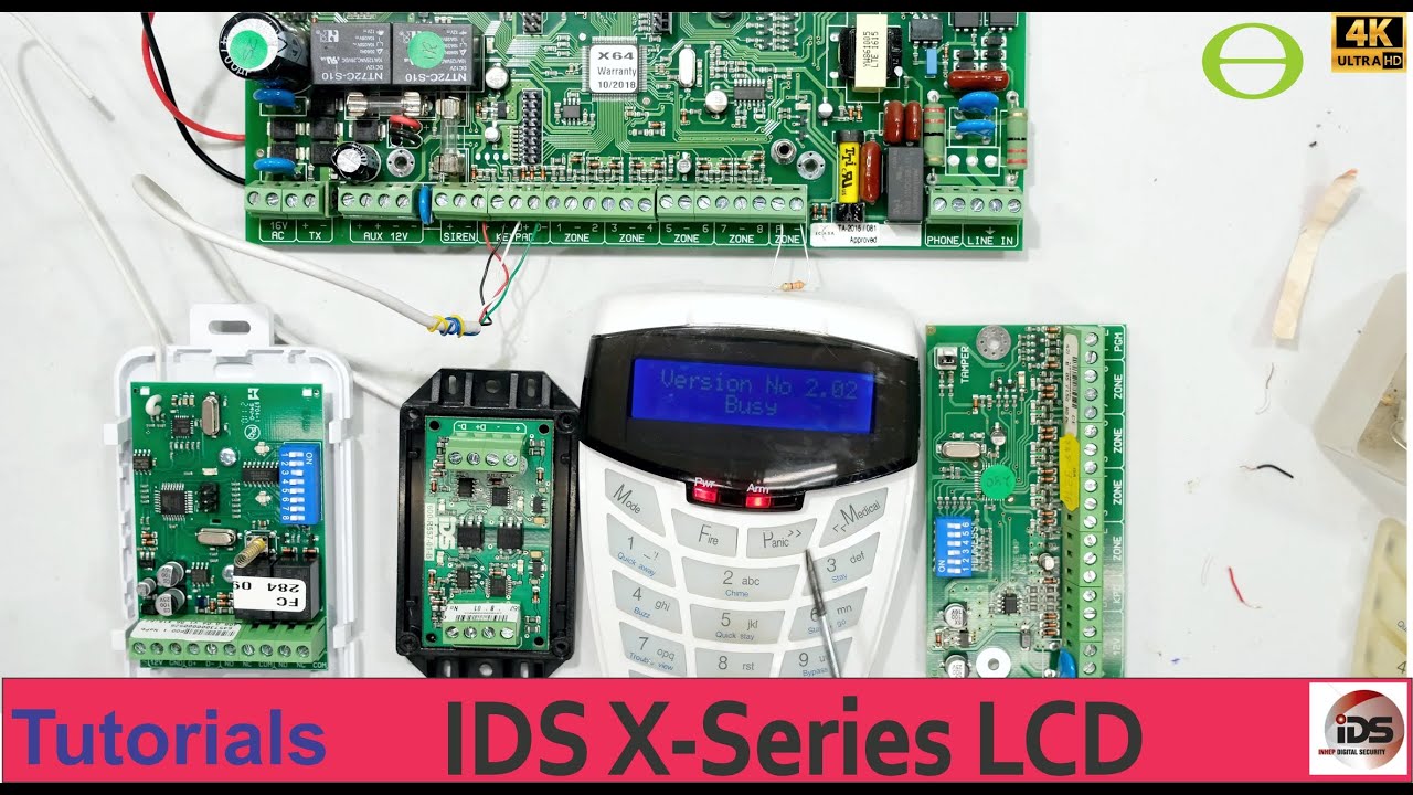 IDS Alarm bus comms faulty - keypads, transmitters, expansion boards - analysed and repaired