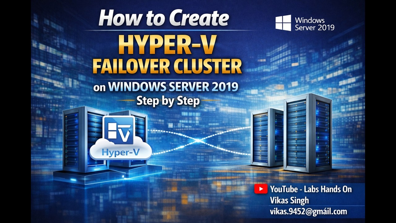 Как создать отказоустойчивый кластер Hyper-V на Windows Server 2019 | Пошаговое руководство по об...