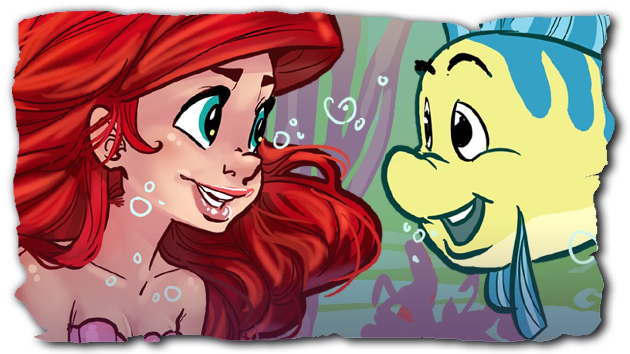 ARIEL & FLOUNDER | Speedpaint