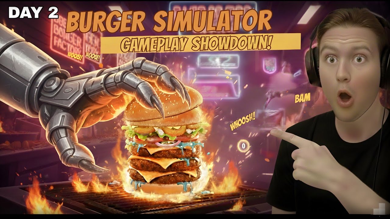 BURGER SIMULATOR DAY 2 || GAME PLAY VIDEO 