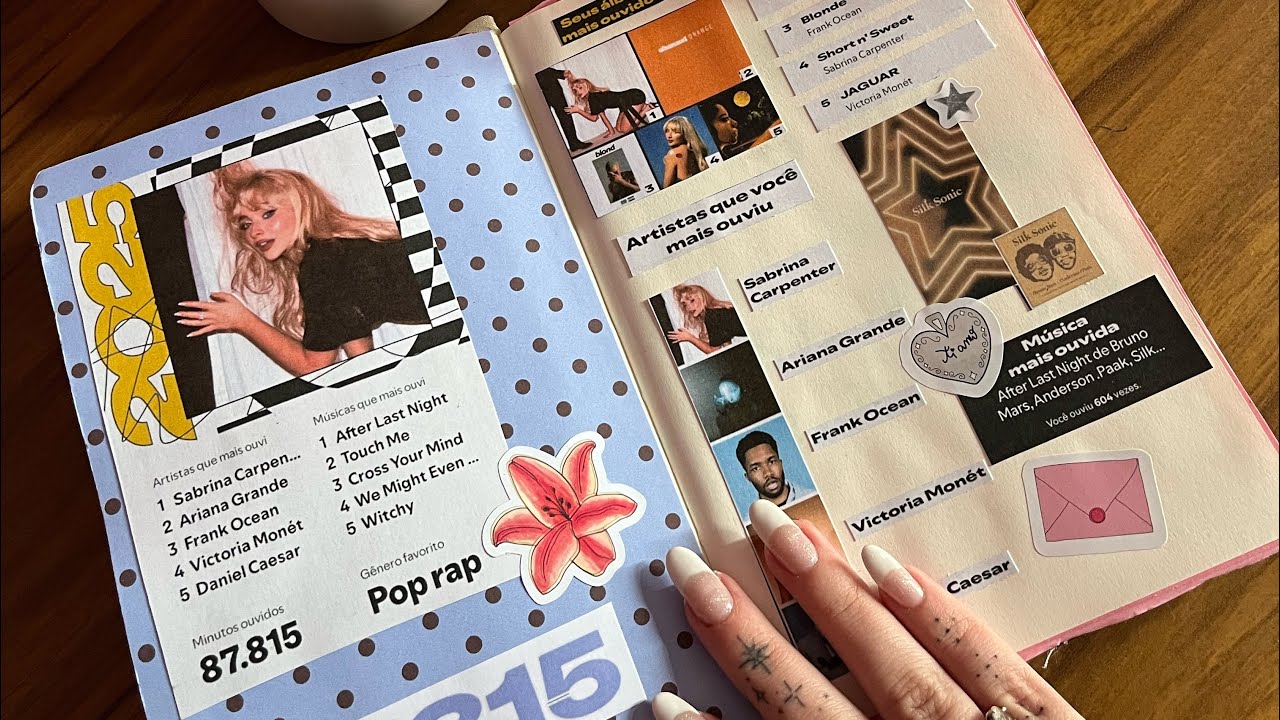 tour pelo meu journal de 2025