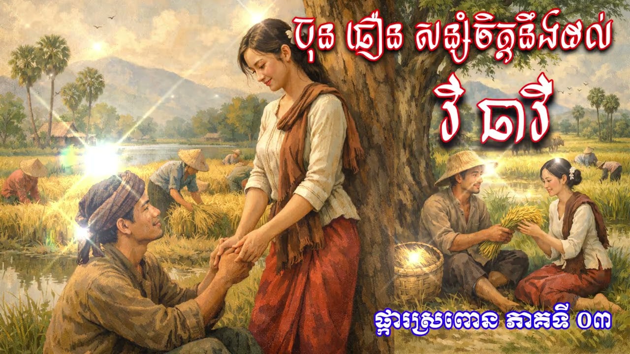 ផ្កាស្រពោនវគ្គ ៣ ៖ នៅធ្វើស្រែ តែចិត្តនឹកស្រីនួនល្អ#រឿងព្រេងខ្មែរ #រឿងផ្កាស្រពោន #រឿងខ្មោចខ្មែរ