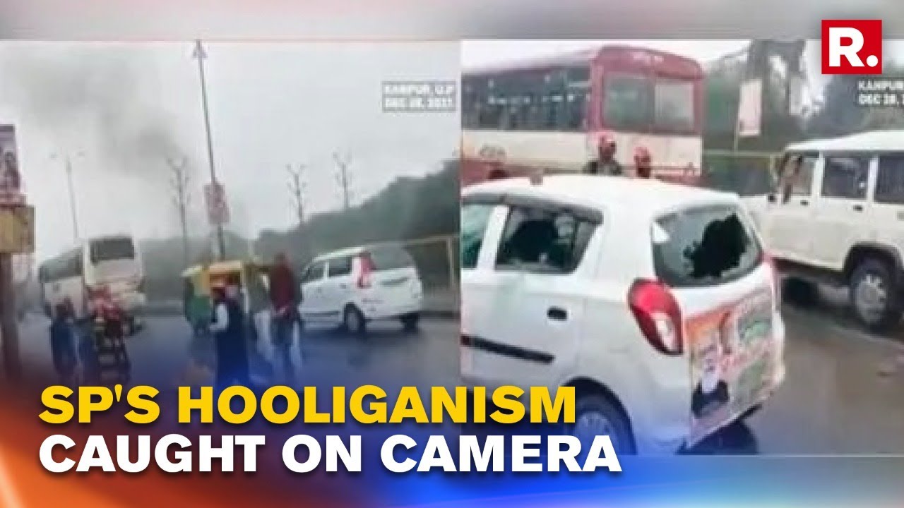 Video Of Vehicle That Was Vandalised In Kanpur; BJP Alleges Attempt To Disrupt PM Modi's Rally