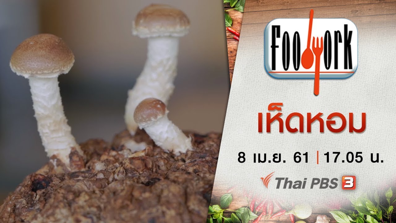 Foodwork : เห็ดหอม (8 เม.ย. 61)