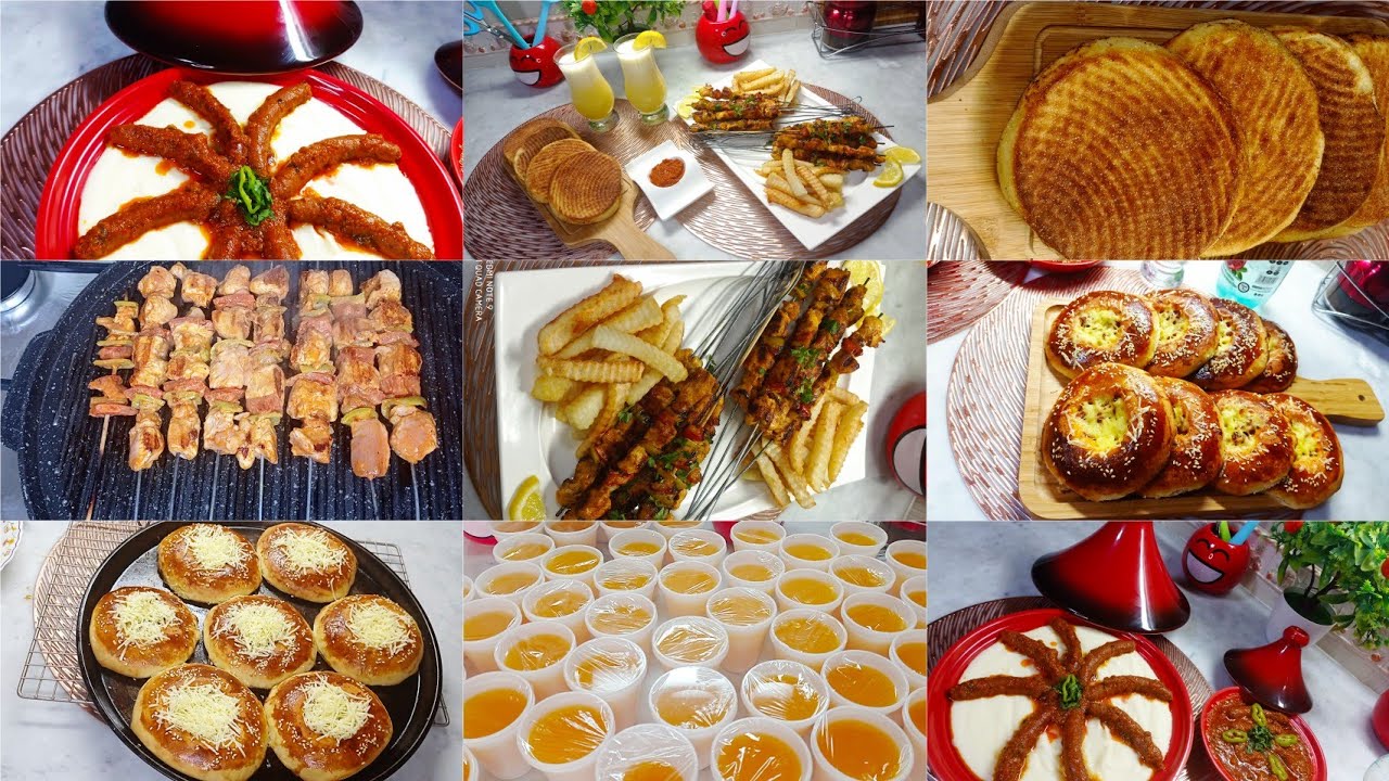 وصفات رمضانيه😍😍لي بروشات روايال بتبيله راءعه وميني مطلوع/عصير منعش🍺وفطاءر وصوص مرقاز من مطبخ رنوشه