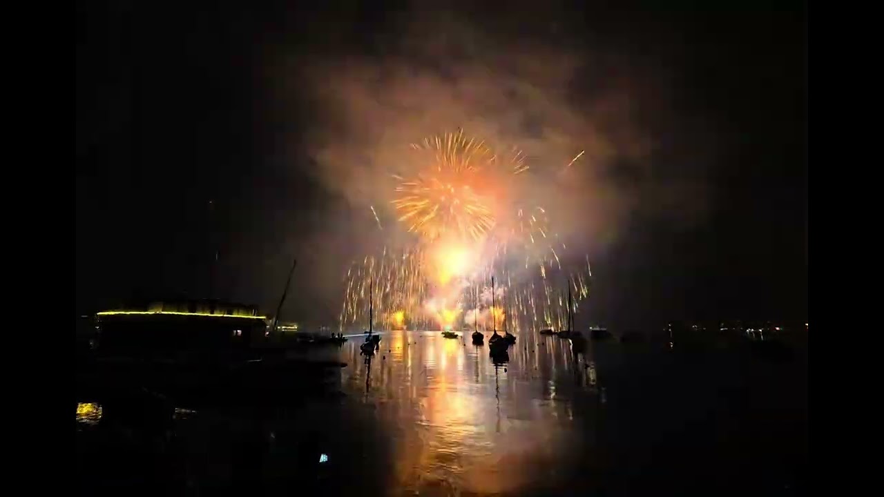 Firework New Year 2026 Lake Zürich