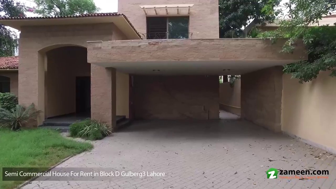 HOUSE FOR RENT IN GULBERG 3 - BLOCK D1 LAHORE
