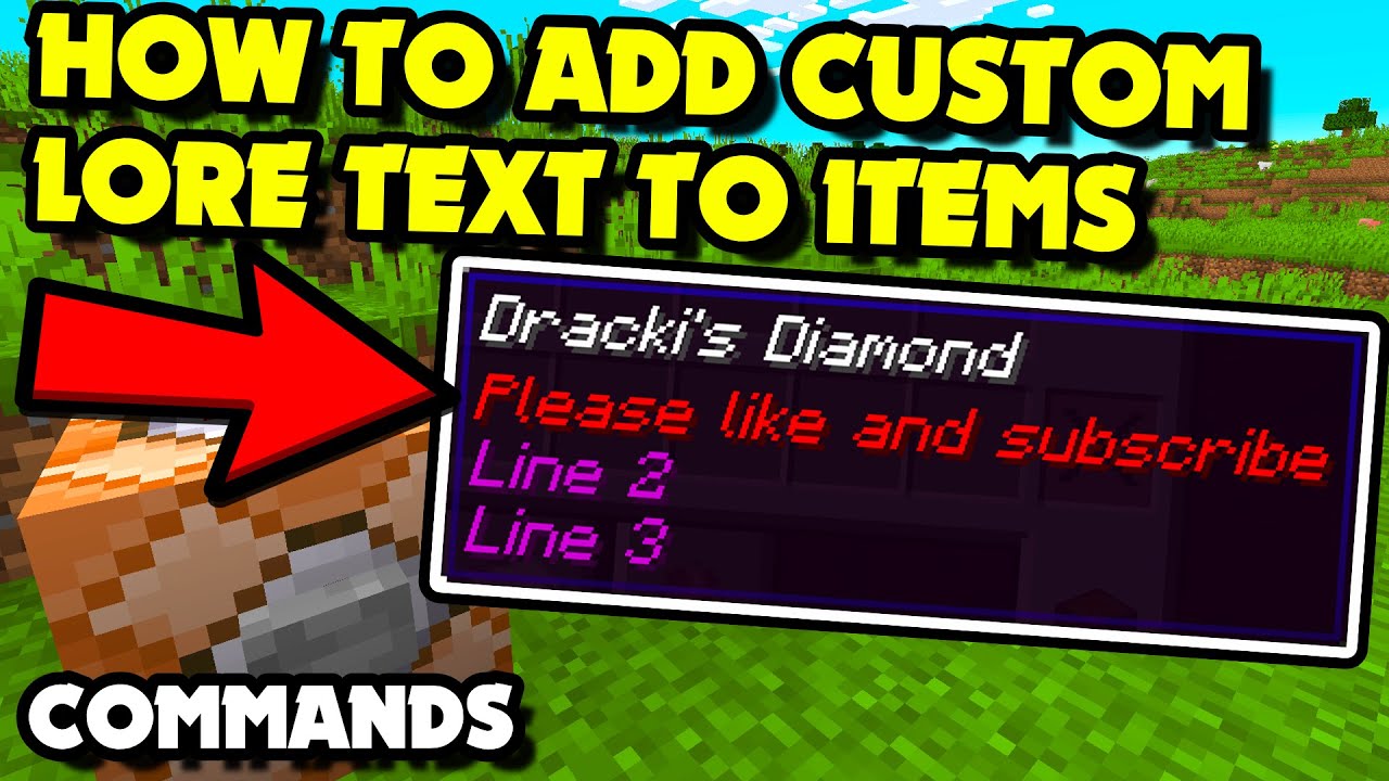 How to Add CUSTOM LORE TEXT to Items in Minecraft 1.20.6 Java?! Using Commands! Lore Component