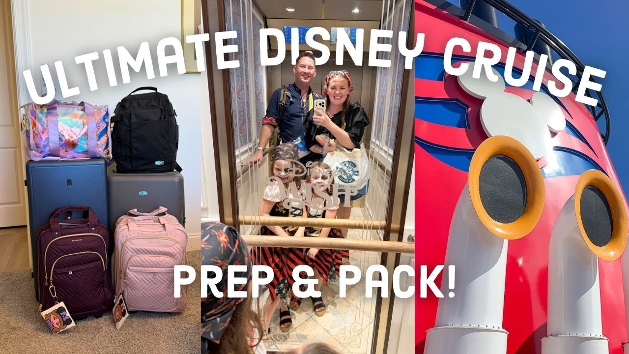 ULTIMATE Disney Cruise Prep and Pack With Me!