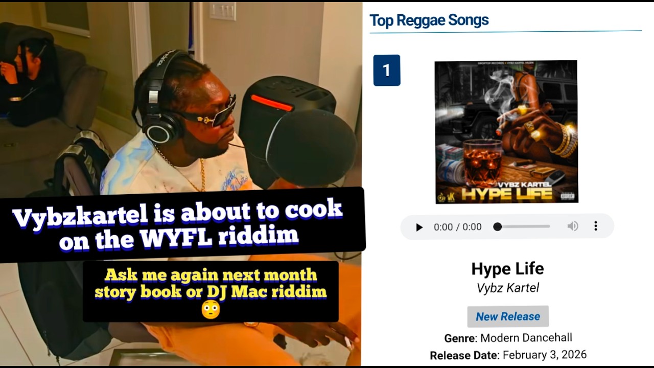 vybz kartel is about to put some competition on the  Dj mac WYFL riddim , kartel hype life still #1